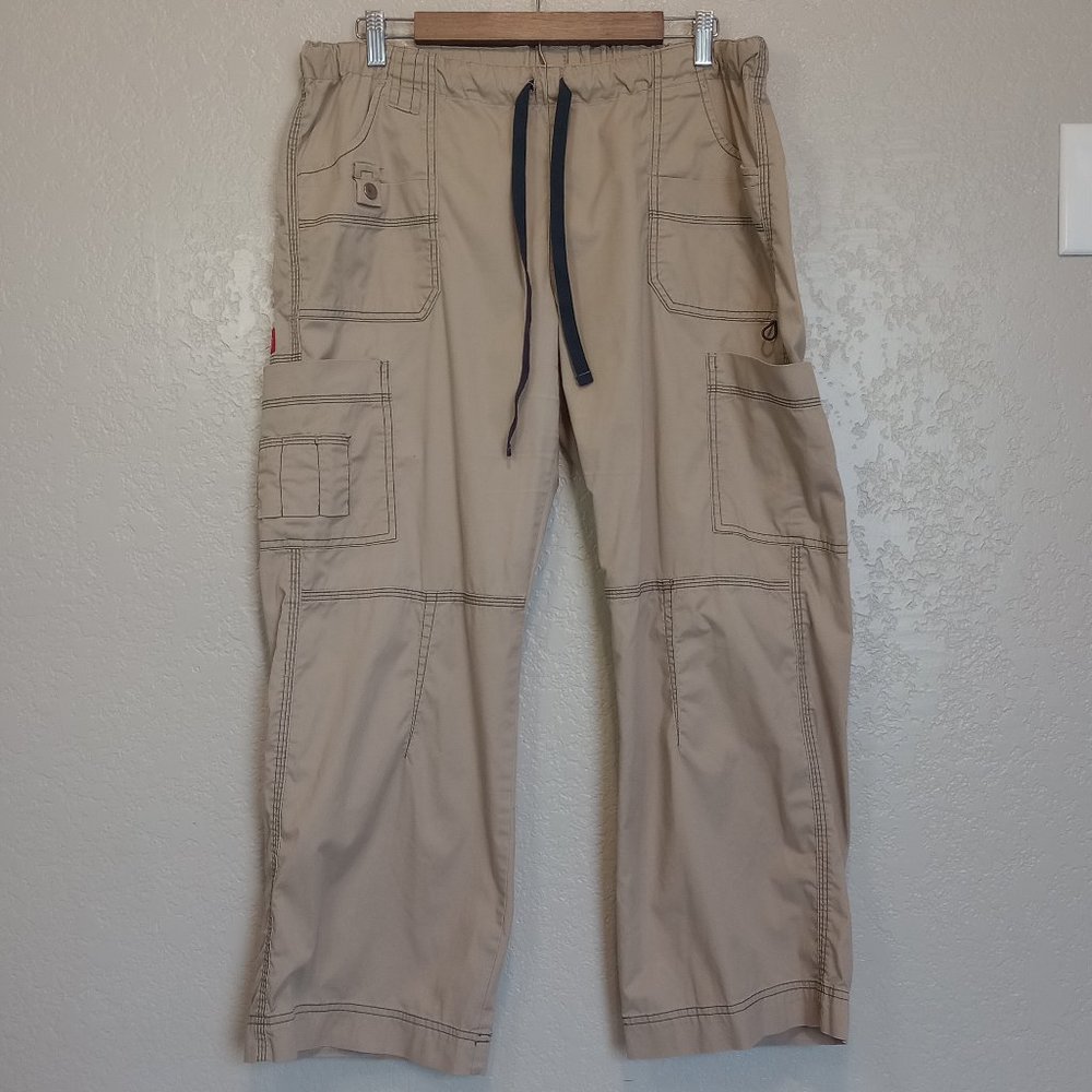 Dickies Tan Women's Size L Petite Scrub Bottoms